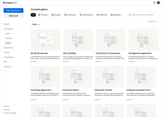 Template Gallery
