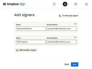 Add Signers