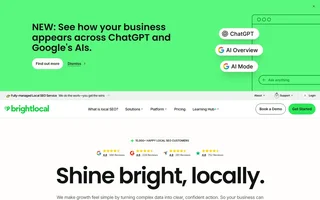 Brightlocal Homepage