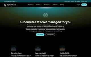 Digitalocean Kubernetes Product Page Hero