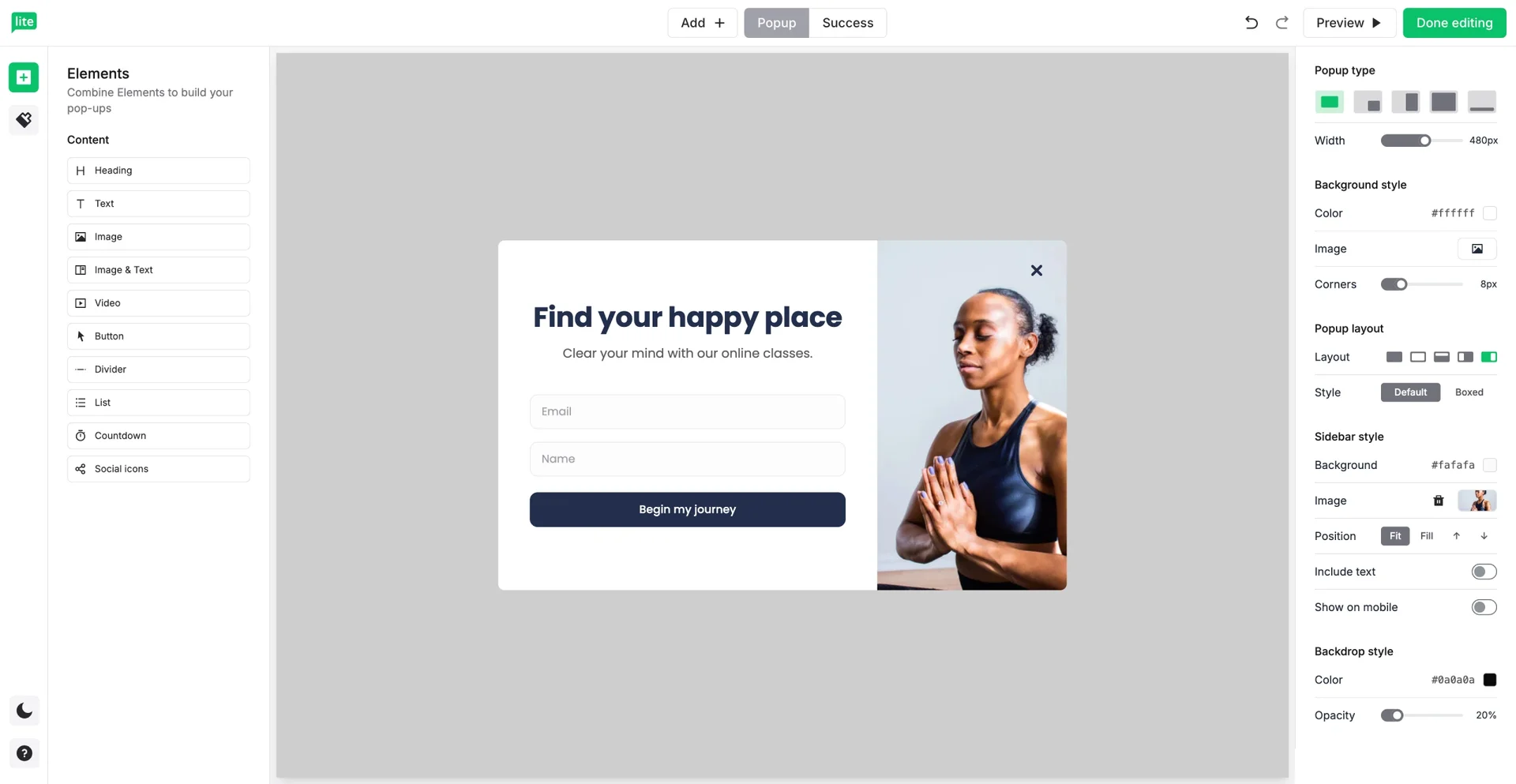 Popup Builder