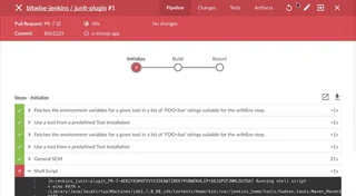 Blue Ocean Failed Pipeline Run