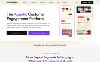 Moengage Homepage
