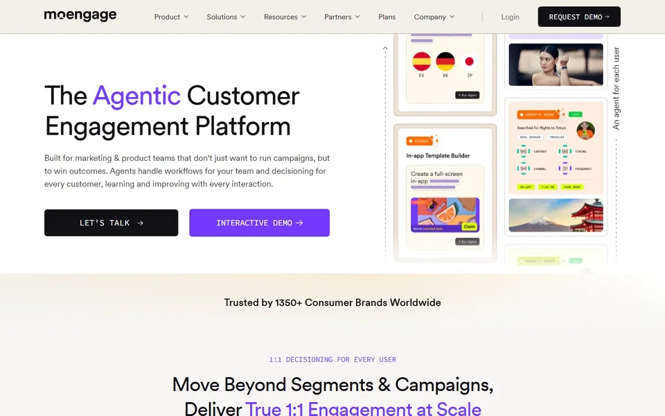 Moengage Homepage
