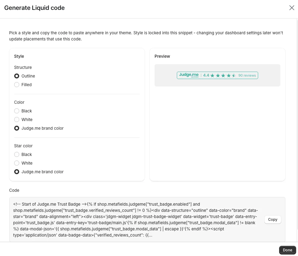 Trust Badge Generator
