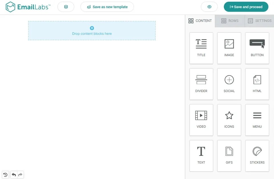 Drag And Drop Email Editor
