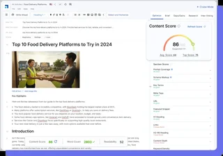 Content Editor With Seo Score