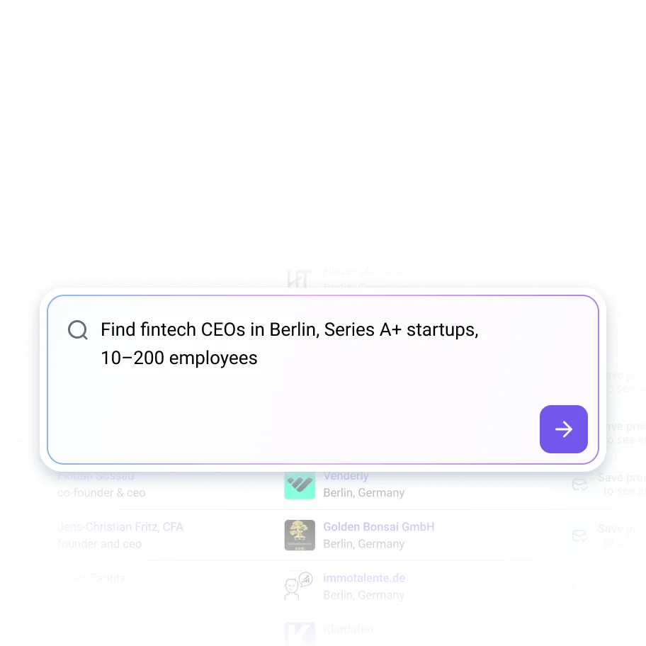 Lead Finder Search