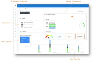 Manager Dashboard With Incentive Performance