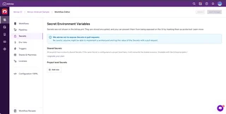 Secret Environment Variables And Shared Secrets