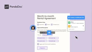 Conditional Rule Builder On A Rental Agreement