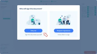 Choosing Who Signs The Document