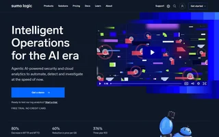 Sumo Logic Homepage With Product Video