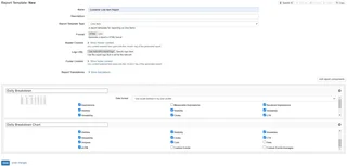 Report Template Editor With Daily Breakdown