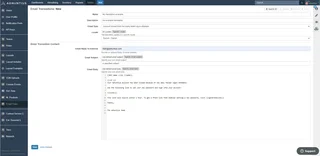 Email Translations Editor For System Emails