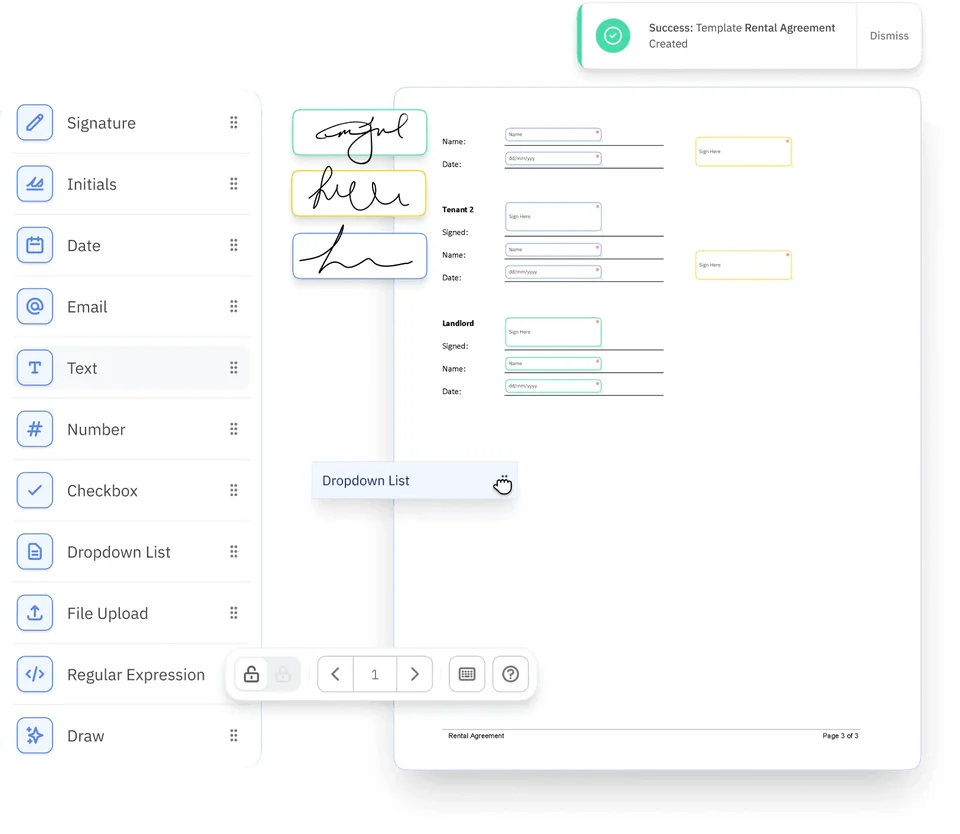Dashboard With The New Document Upload Dialog