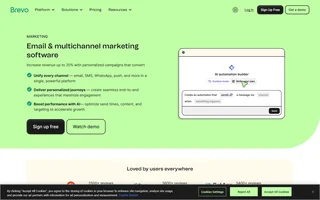 Brevo Homepage