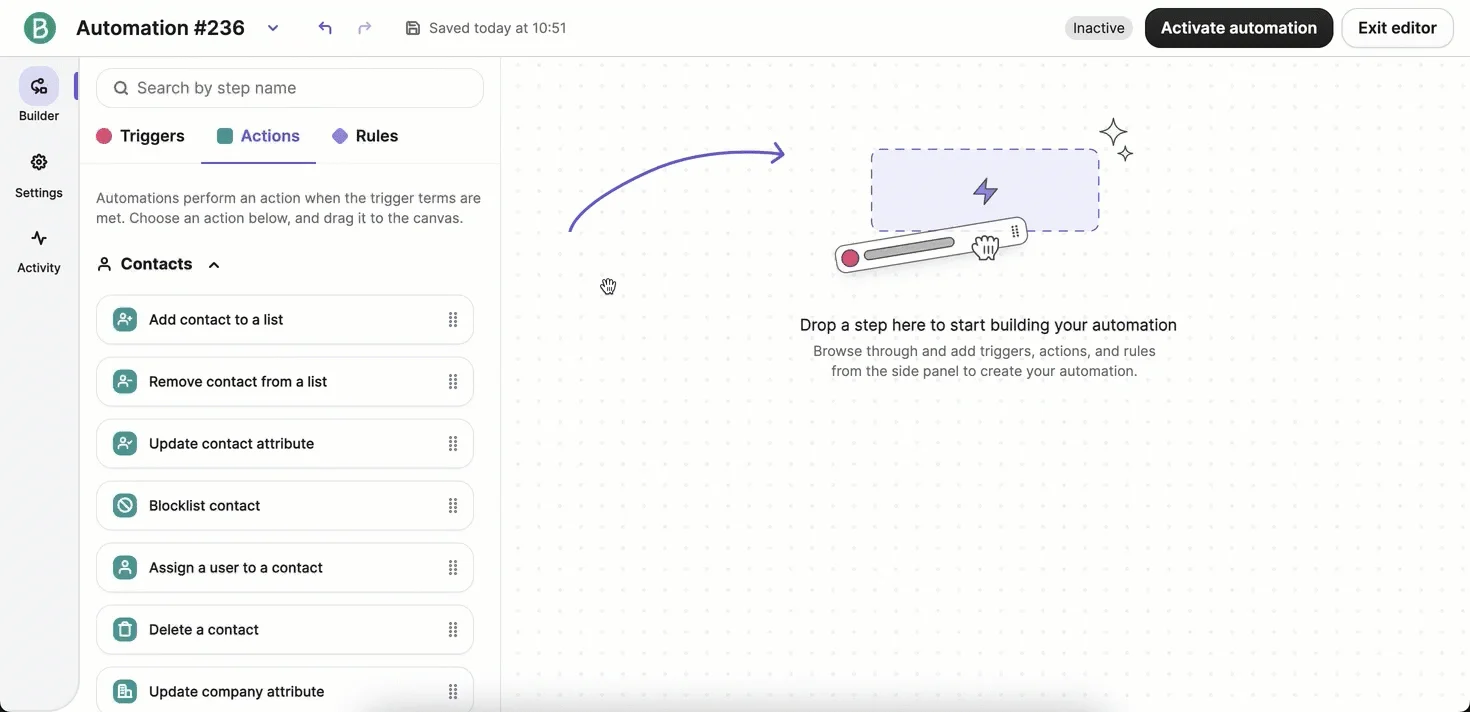 Automation Workflow Builder
