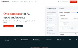Databricks Homepage With Lakebase Dashboard