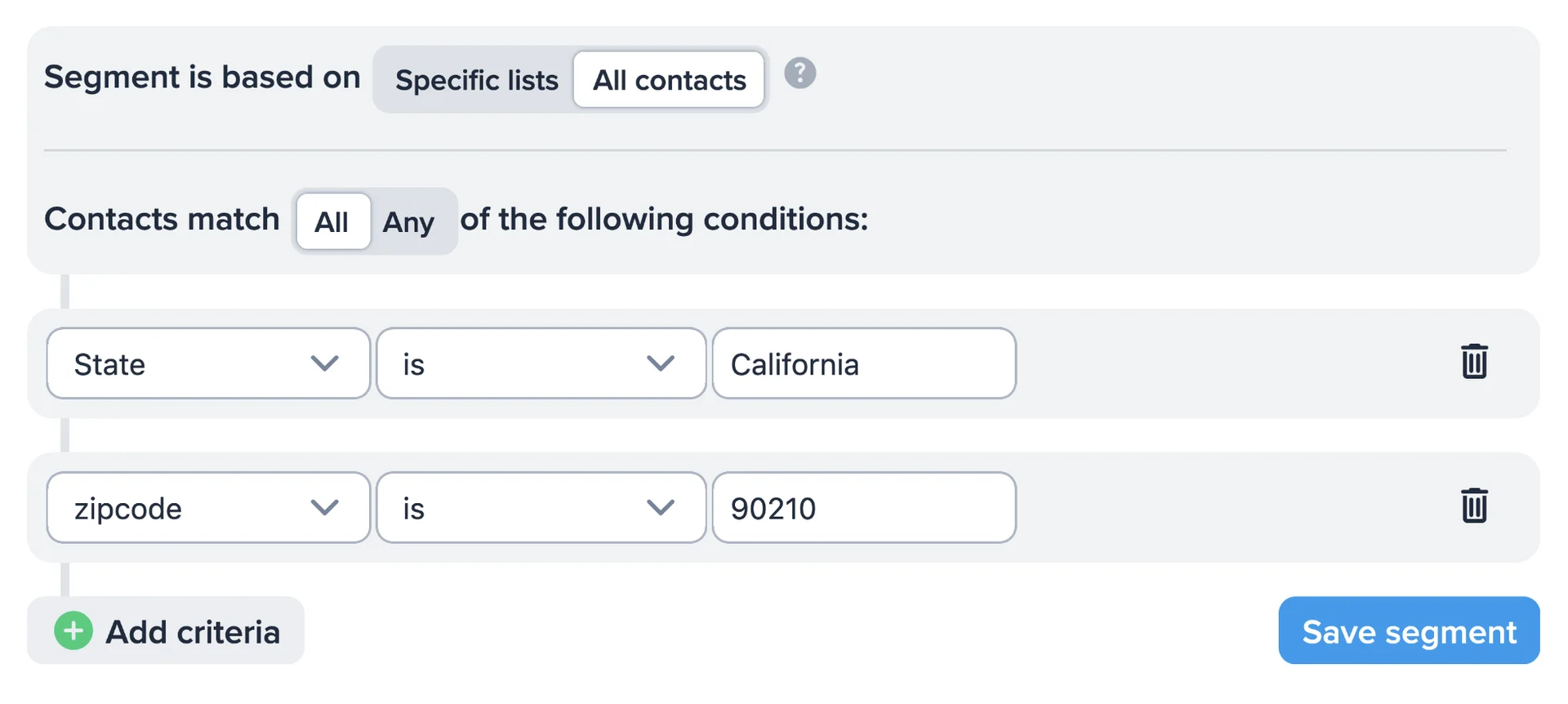 Audience Segment Builder