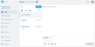 Two Way Messaging Inbox