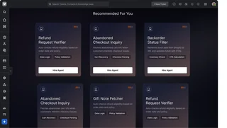 Helpdesk App Recommended Ai Agents Page