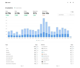 Website Analytics Dashboard With Traffic