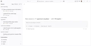 Agents Window With Session List