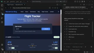 Agent Chat Beside The Editor