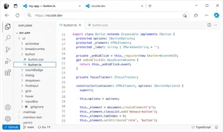 Visual Studio Code In A Browser Tab