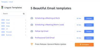 Email Template Library By Category
