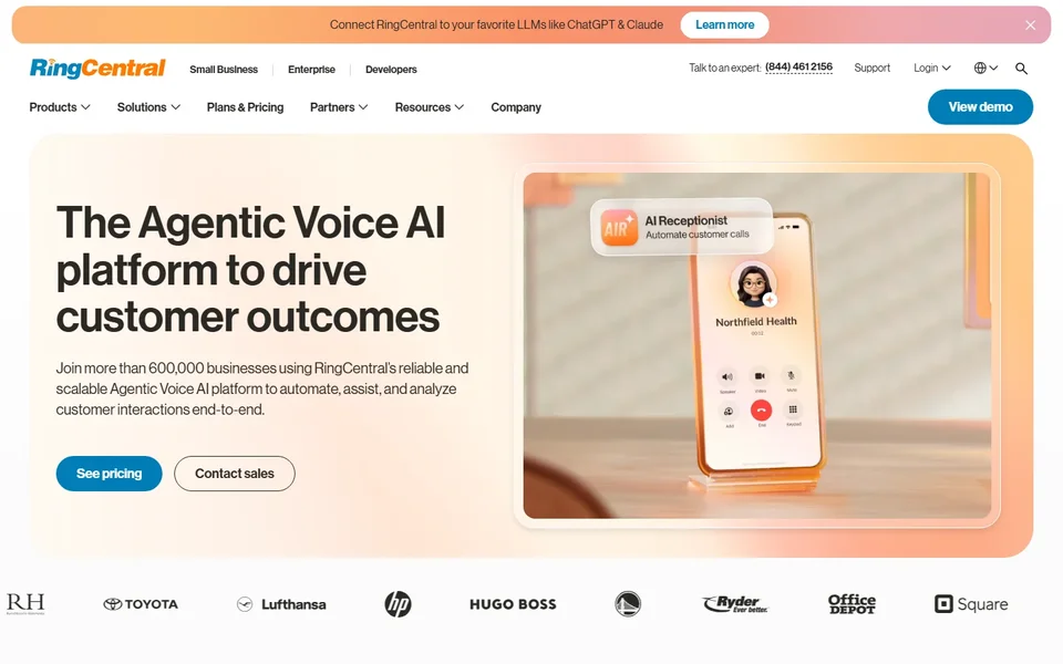 Ringcentral Homepage