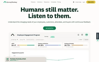 Surveymonkey Homepage