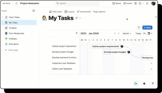 My Tasks