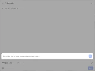 Formula Attribute Editor With An Ai Prompt