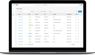 Activate Saved Reports List