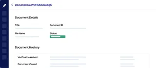 Document Details With The Signing History