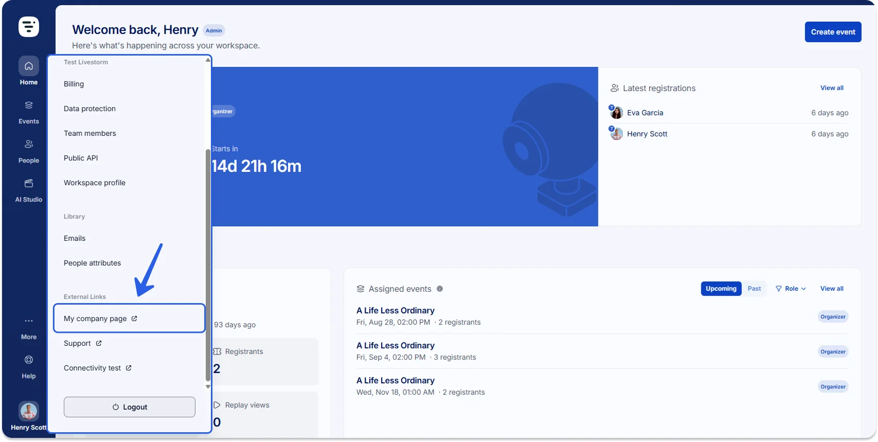 Home Dashboard