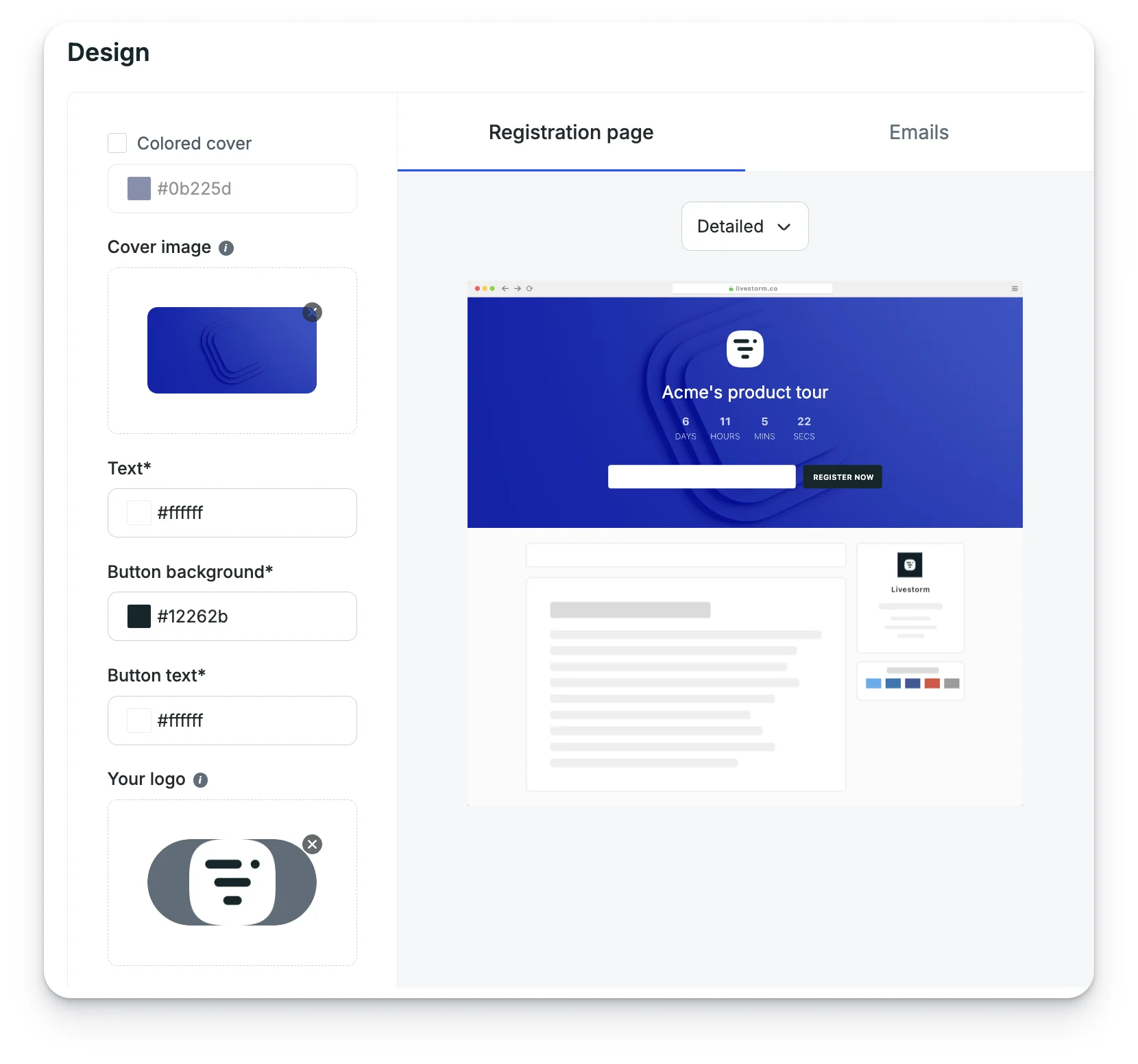 Registration Page Design