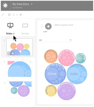 Data Story Slide Editor