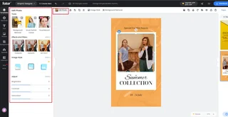 Design Editor With Effects And Filters