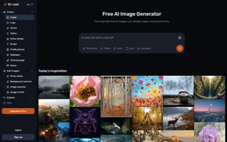 Craiyon Homepage With The Prompt Box And Styles