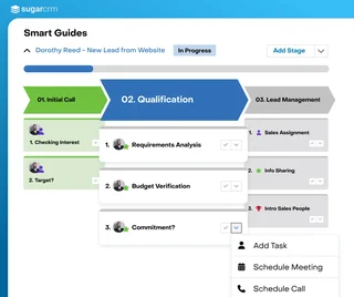 Smart Guides Stages For A New Lead