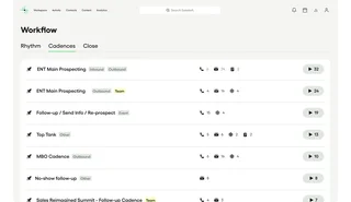 Cadences Workflow List