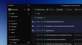 Engineering Team Active Issues List