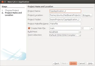 New C And C Application Wizard