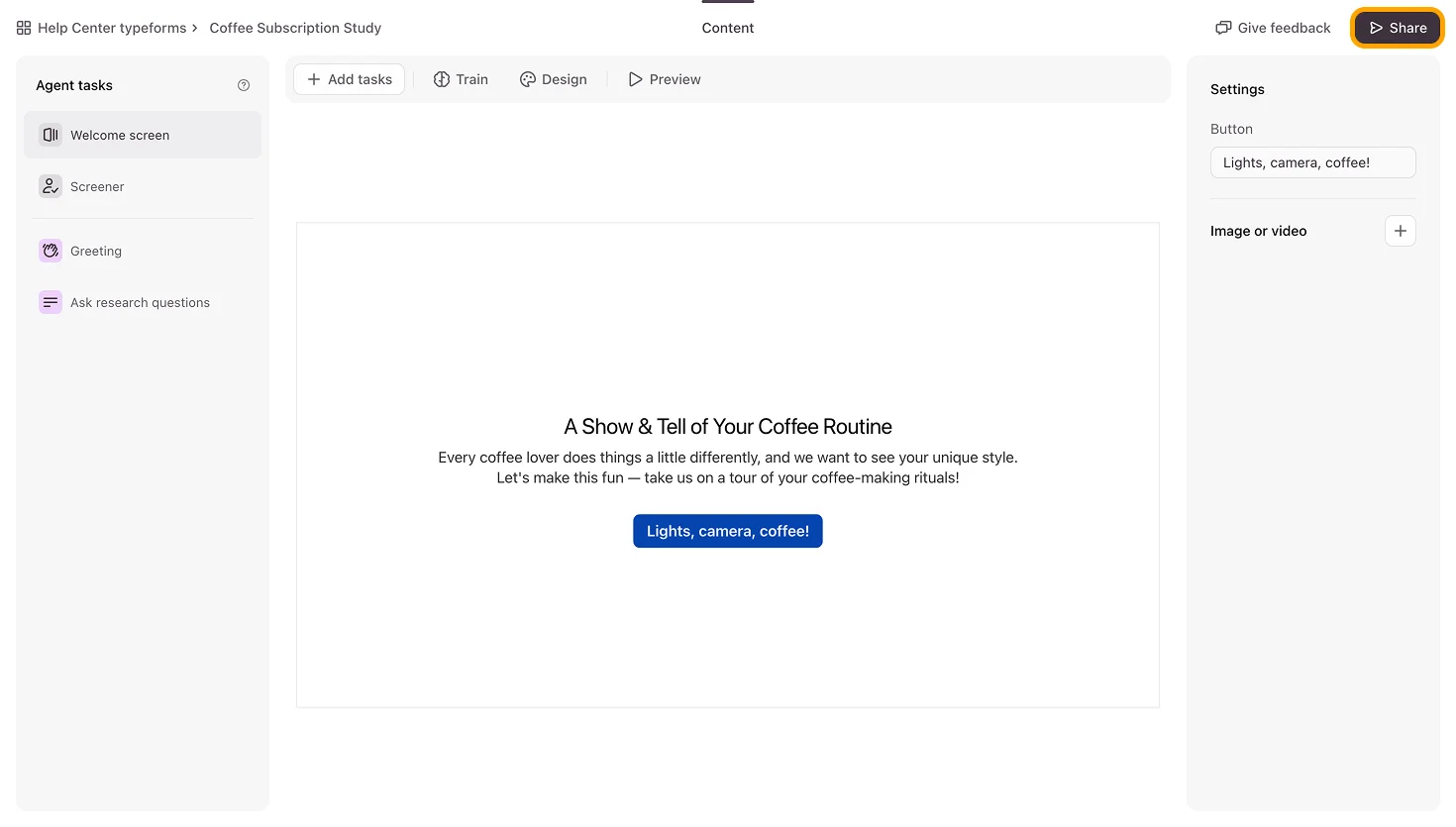 Research Study Builder