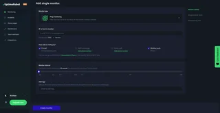 Monitor Creation Form