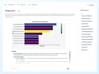 Ai Research View With Fingerprint Chart