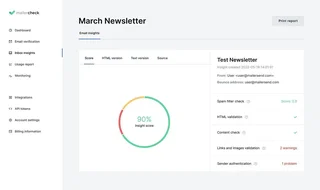 Inbox Insights Report With Sidebar